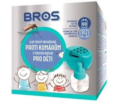 BROS- el.odpař. proti komárům s tekutou náplní -dětský - Zahradní a sezónní produkty Spreje proti hmyzu, repelenty